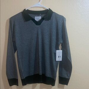 Boys V-Neck long sleeve Sweater - Dark Green